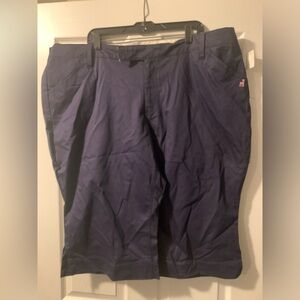 Stretch Brand Navy Blue Gaucho Shorts Size 24